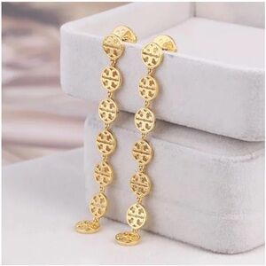 Tory Burch Gold Disc Earrings